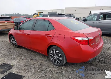 2016 Toyota Corolla Le z USA, uszkodzony, nr VIN 5YFBURHE6GP545489
